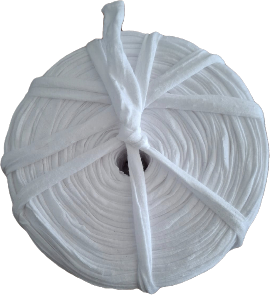 White T-Shirt Yarn - Plain
