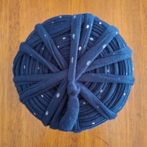 Navy & Pink Dot - Printed