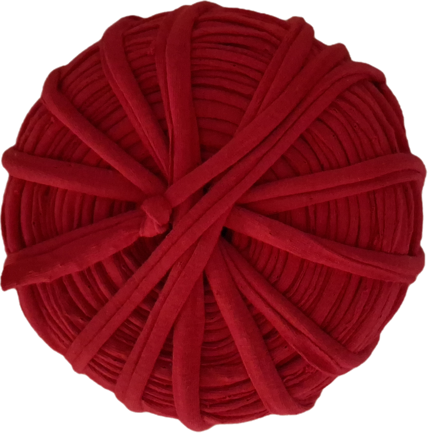 Cherry Red T-Shirt Yarn - Plain