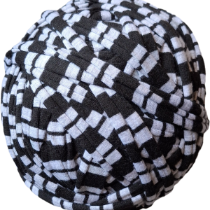 Black & Grey Stripes Print