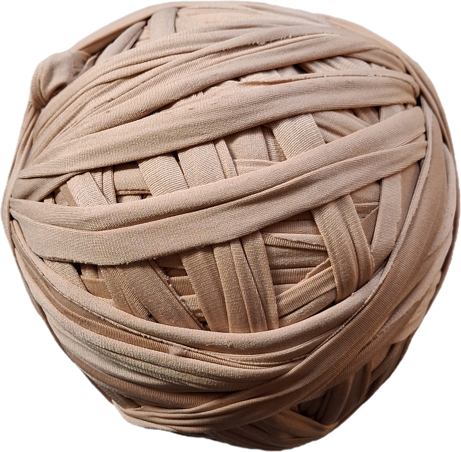Beige Nylon T-Shirt Yarn