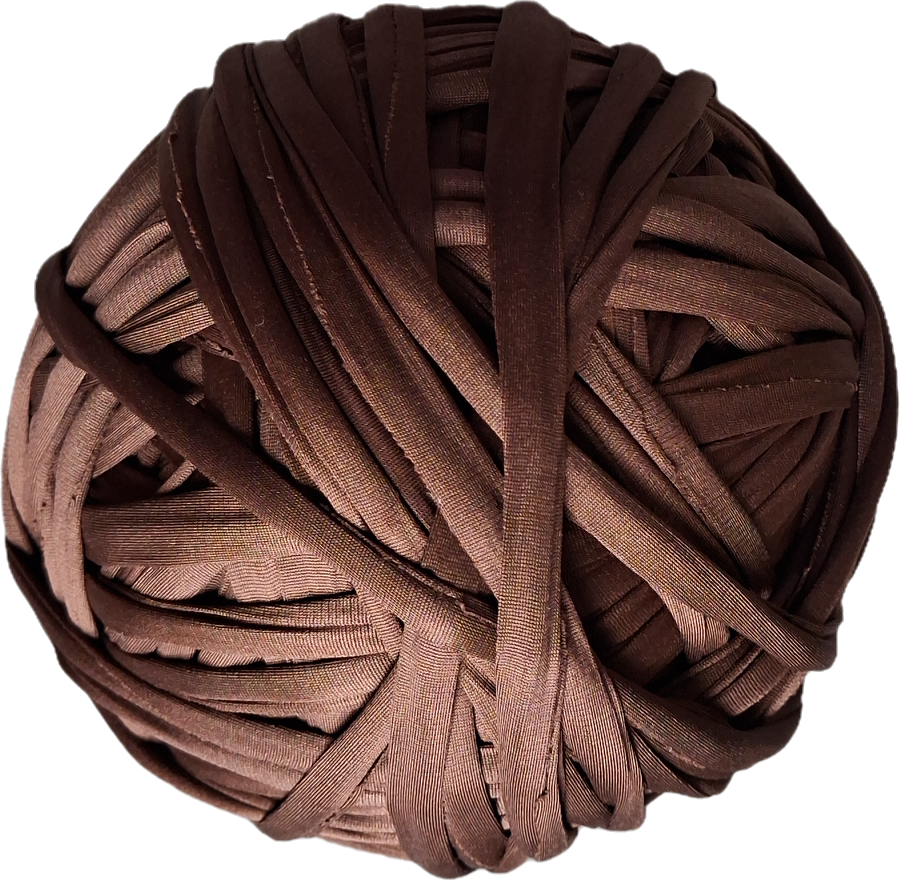 Brown Nylon T-Shirt Yarn