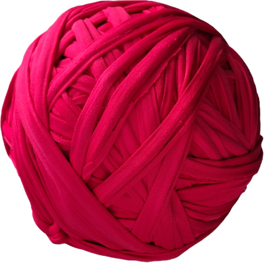 Cerise Pink Nylon T-Shirt Yarn