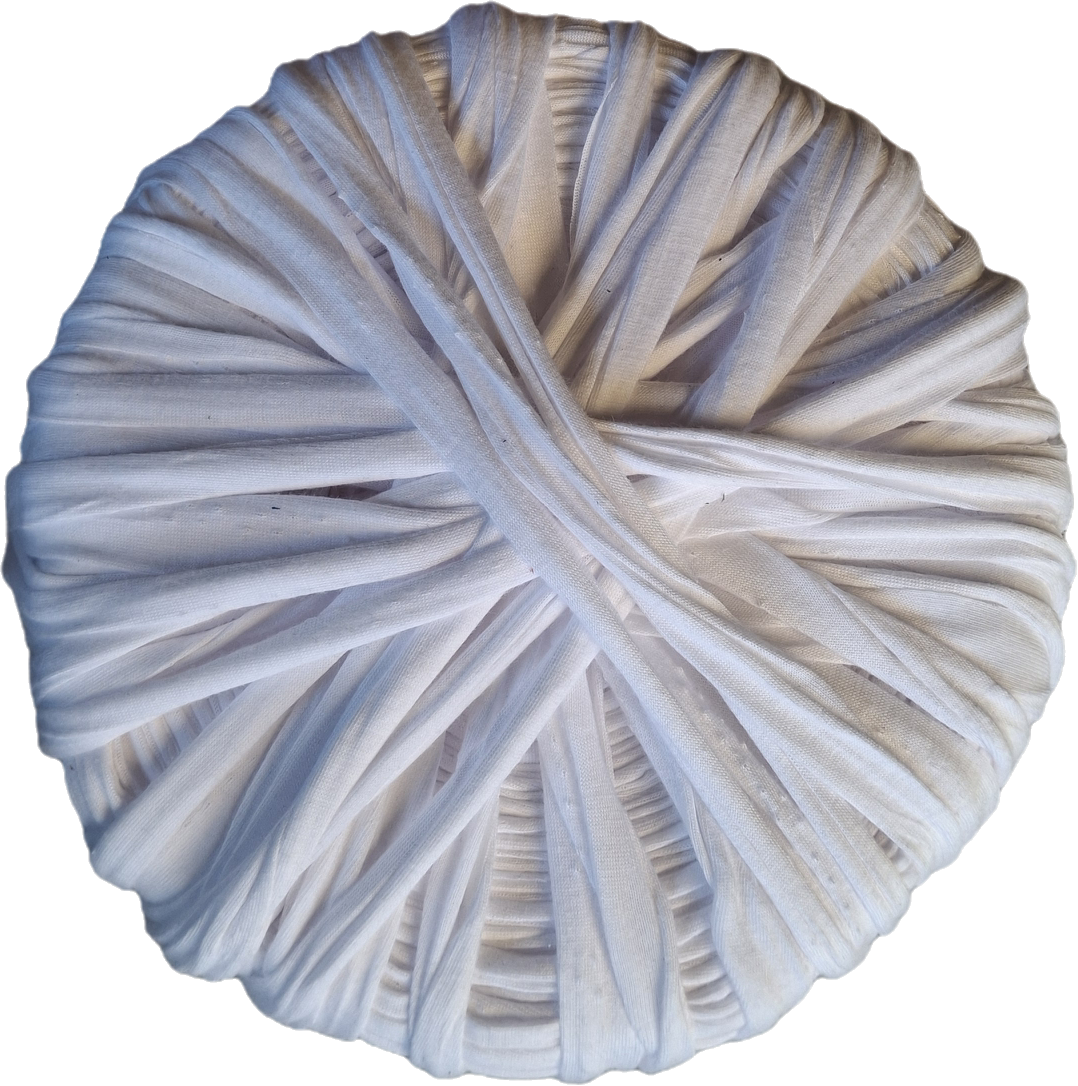 White T-Shirt Yarn - Plain ( slight Blemishes )